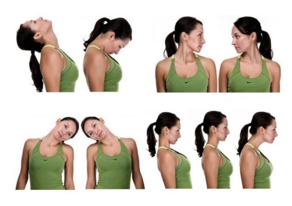 Основные упражнения для лечения шейного остеохондроза