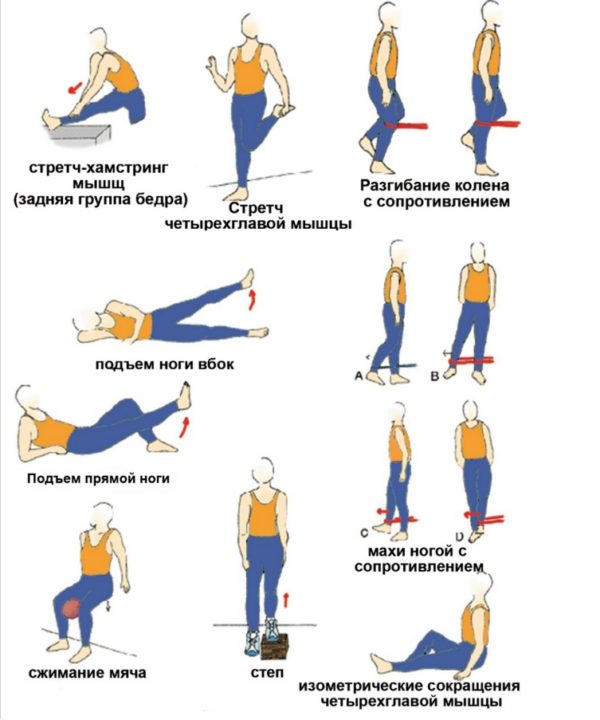 Гимнастические упражнения для поддержания мышц при миозите