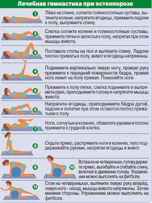 Полезные упражнения при остеохондрозе