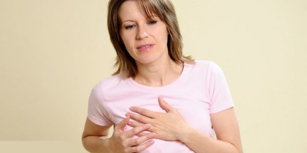 Боль в молочной железе при остеохондрозе